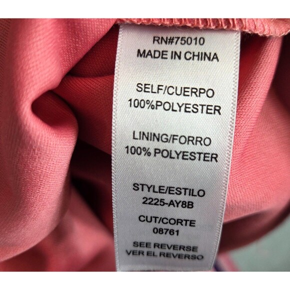 City Triangle Womens Romper Maxi Skirt Overlay XL Pink Off Shoulder Boho Hippie - Picture 8 of 9